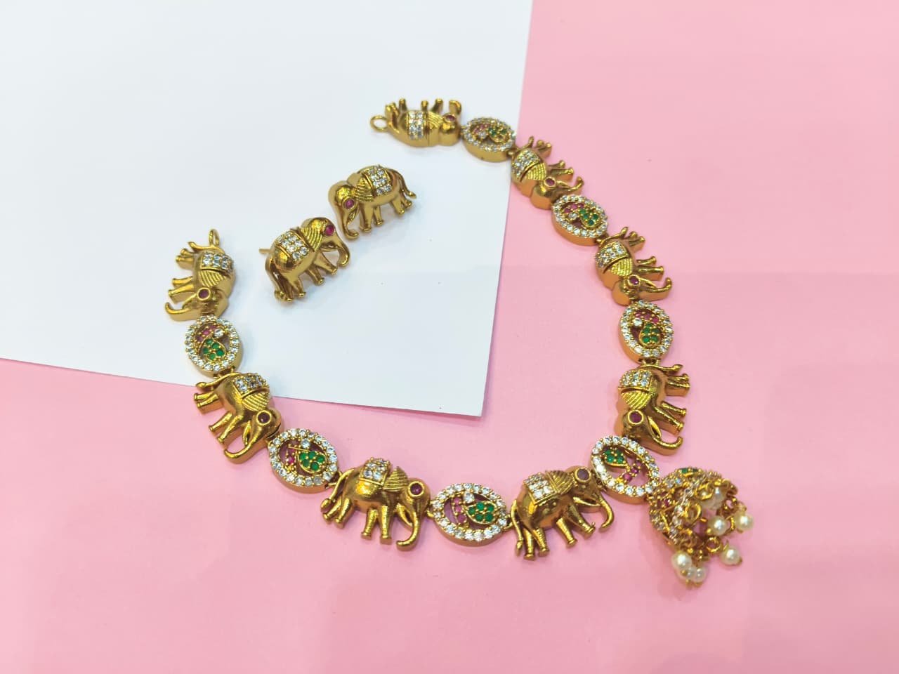 NECKLACE SET WITH EARRING 